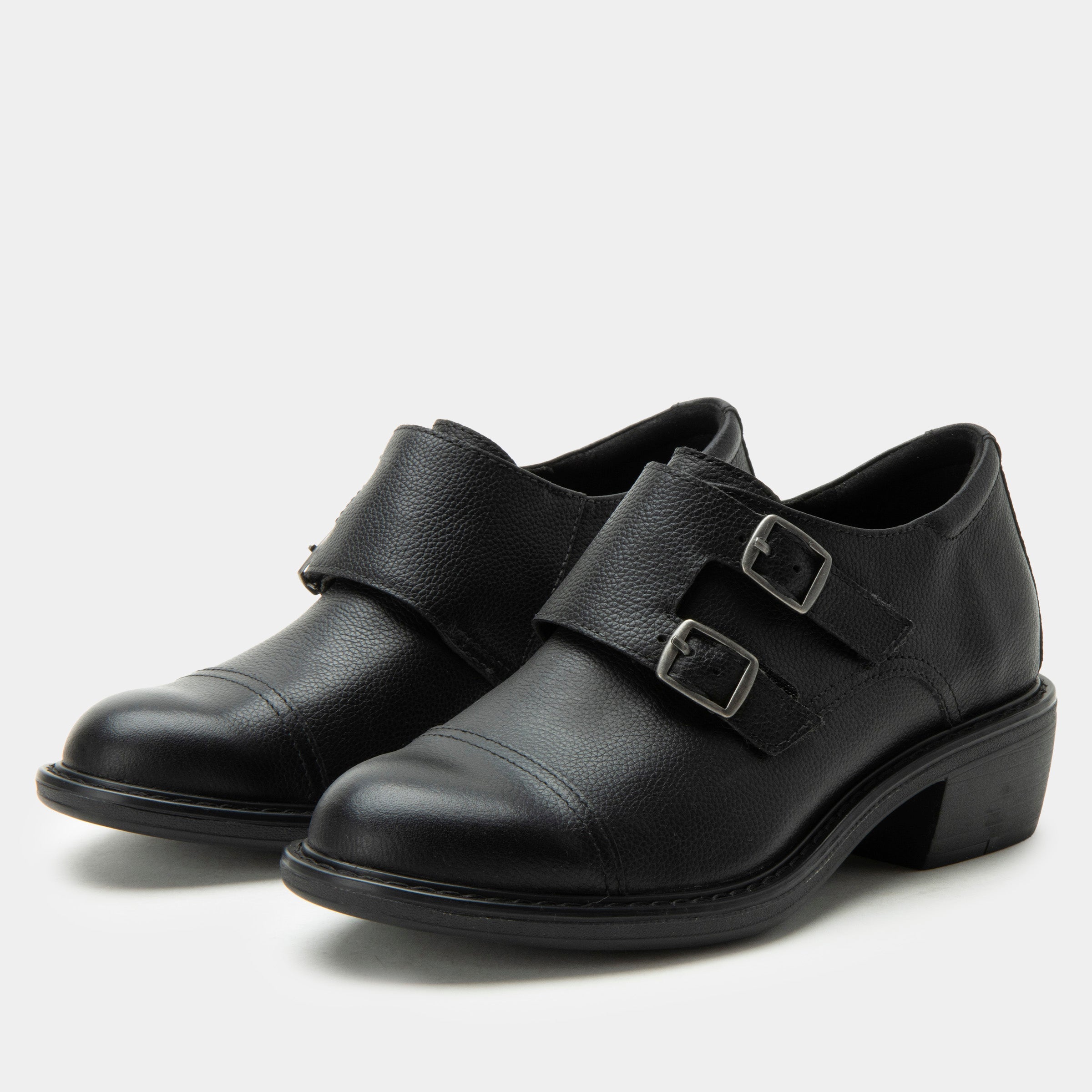 Mave Black Burnish Shoe