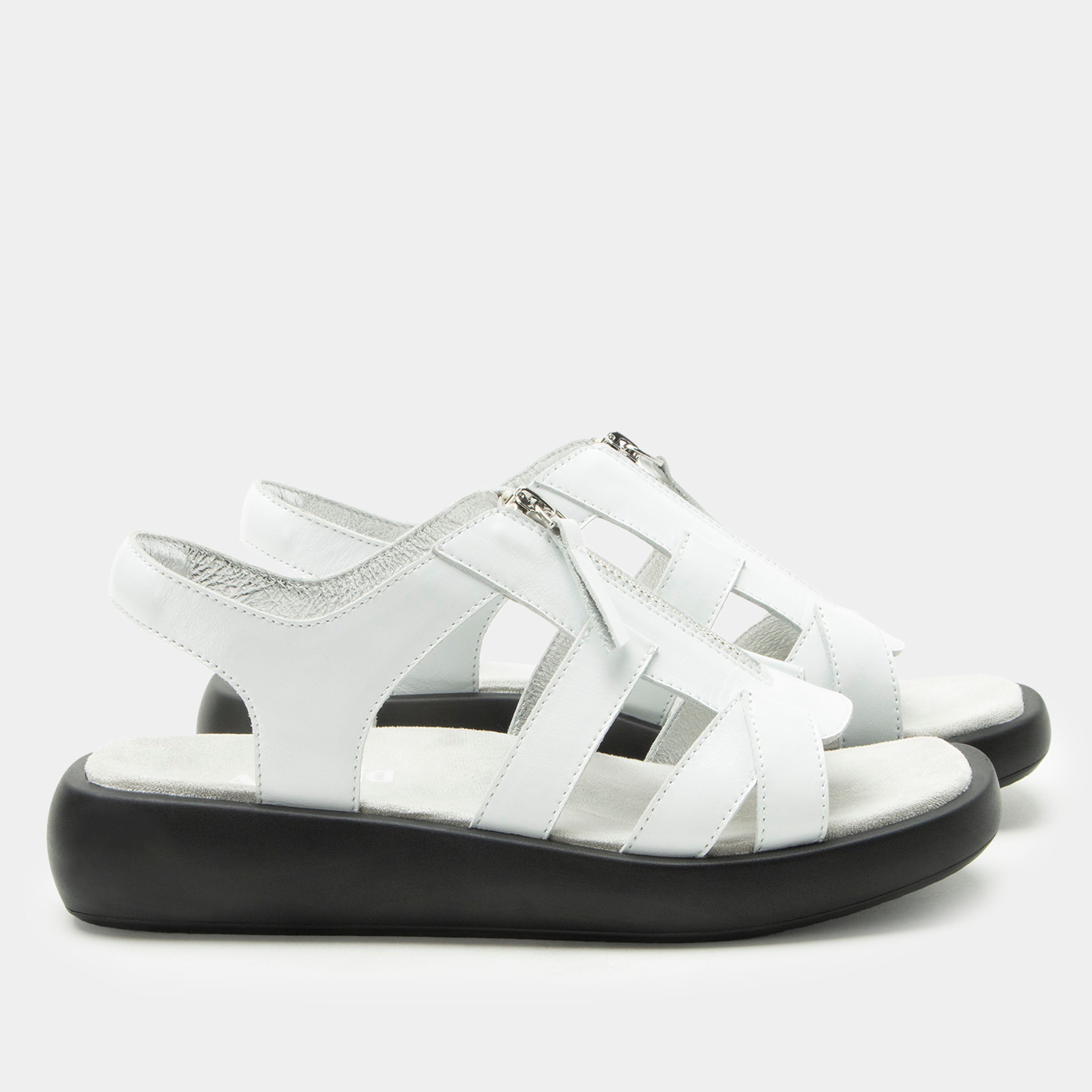 Palmer White Sandal - Image 2