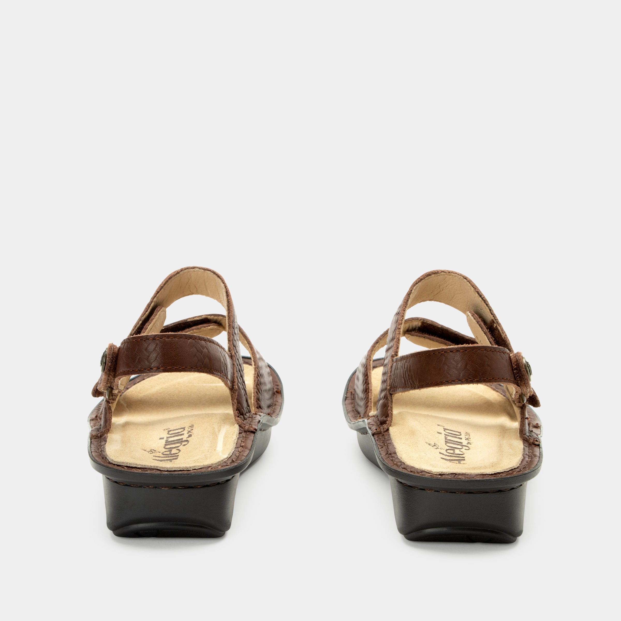 Verona Basketry Coffee Sandal - Image 3