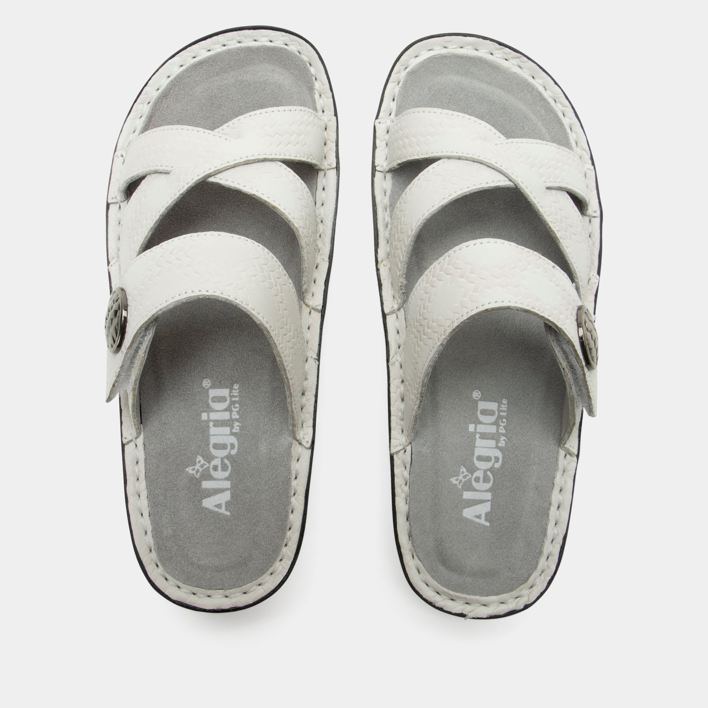 Victoriah Basketry White Sandal - Image 4